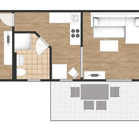 Apartmán Am Waldessaum *